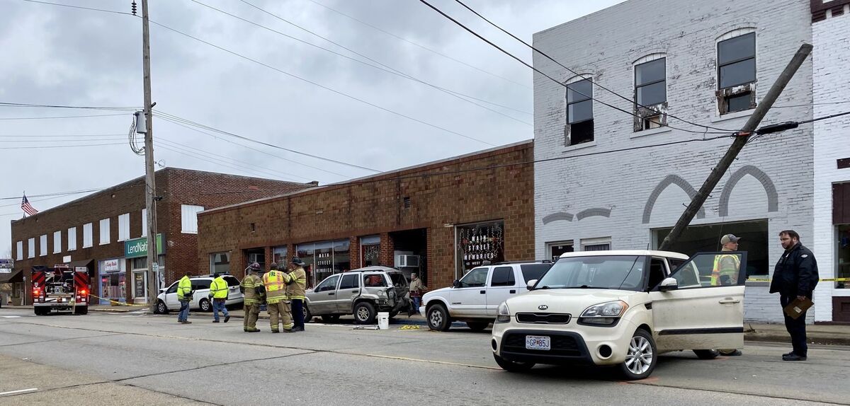 Five vehicles damaged in crash in Fredericktown Thursday Daily